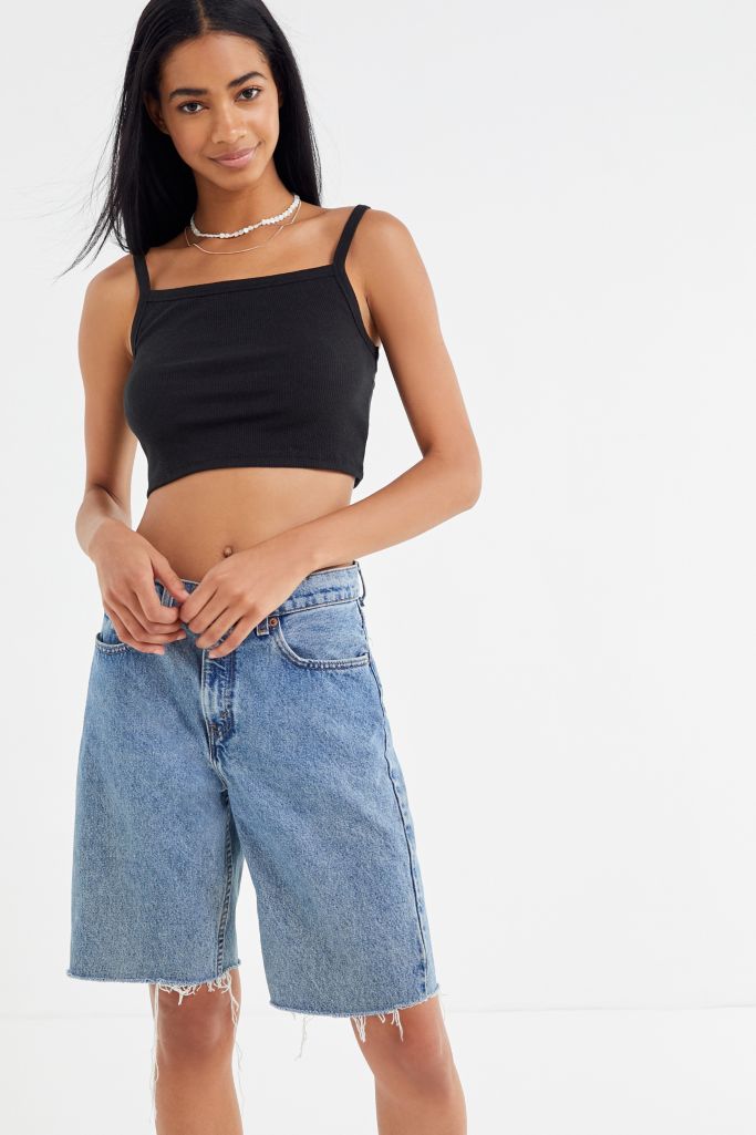 Urban Renewal Recycled Levi S Denim Bermuda Short Urban Outfitters