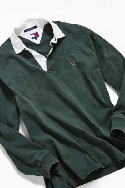 tommy hilfiger rugby polo long sleeve