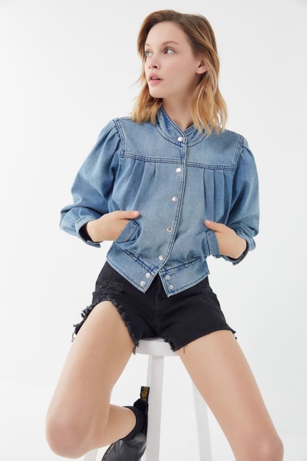 BDG Denim Puff Sleeve Trucker Jacket | Urban Outfitters