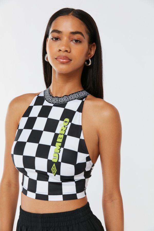 Umbro UO Exclusive Strappy Back Cropped Tank Top | Urban Outfitters
