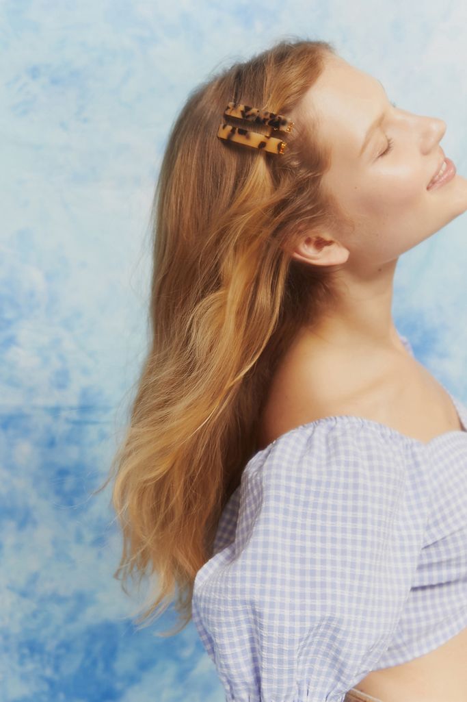 Amelie Enamel Clip Set Urban Outfitters