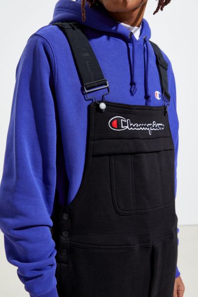 champion reverse weave super fleece 3.0 overalls