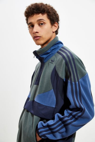 adidas UO Exclusive Polar Fleece Half-Zip Sweatshirt | Urban Outfitters