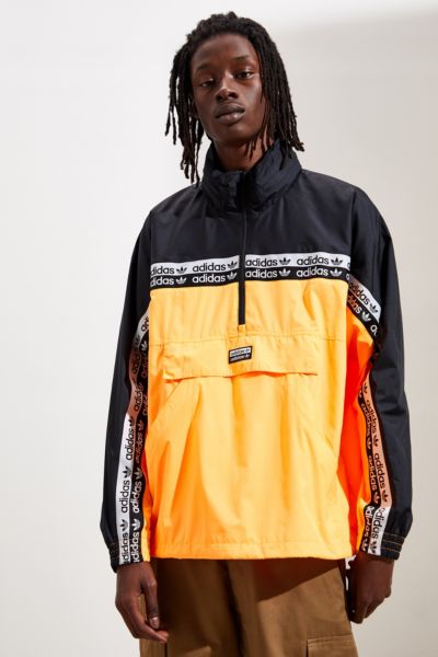 half zip windbreaker adidas