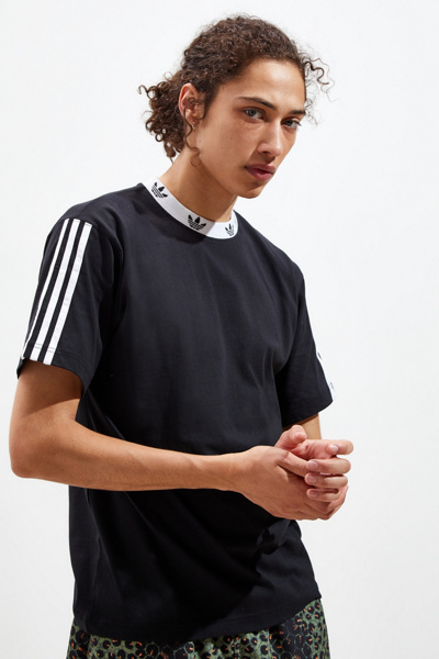 adidas trefoil rib tee