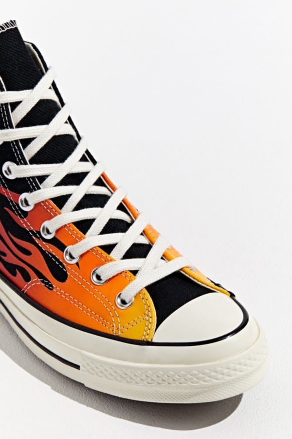 converse chuck 70 low archive flame print