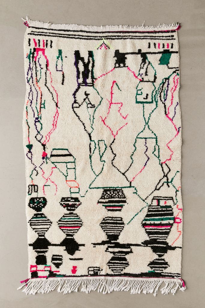 Urban Renewal OneOfAKind Moroccan Woven Wool Rug Urban Outfitters