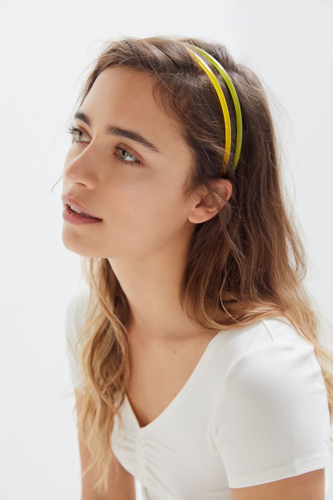 Rainbow Jelly Headband Set Urban Outfitters Canada