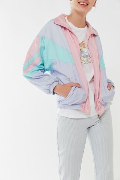 retro color block jacket