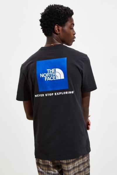 north face box logo tee