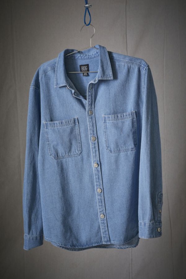 BDG Denim Button-Down Overshirt | Urban Outfitters