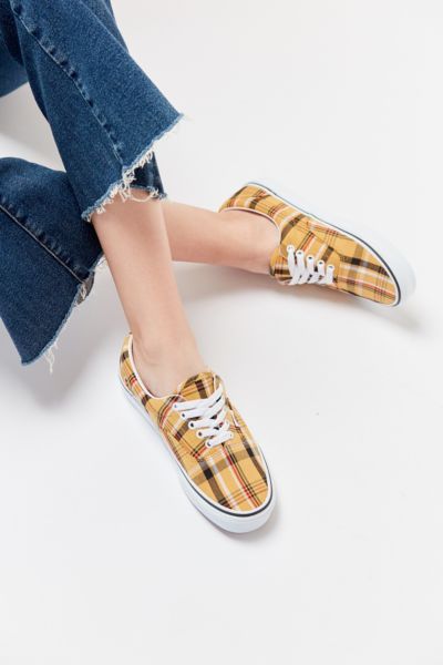 plaid shoes vans