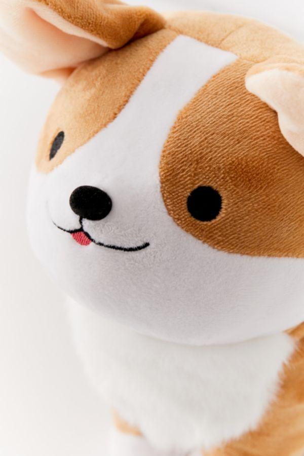 life size stuffed corgi