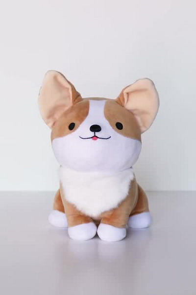 stuffed corgi plush
