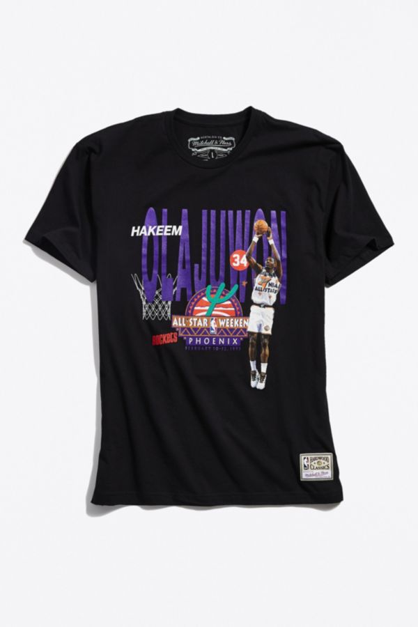 Mitchell & Ness All Star Hakeem Olajuwon Tee | Urban Outfitters