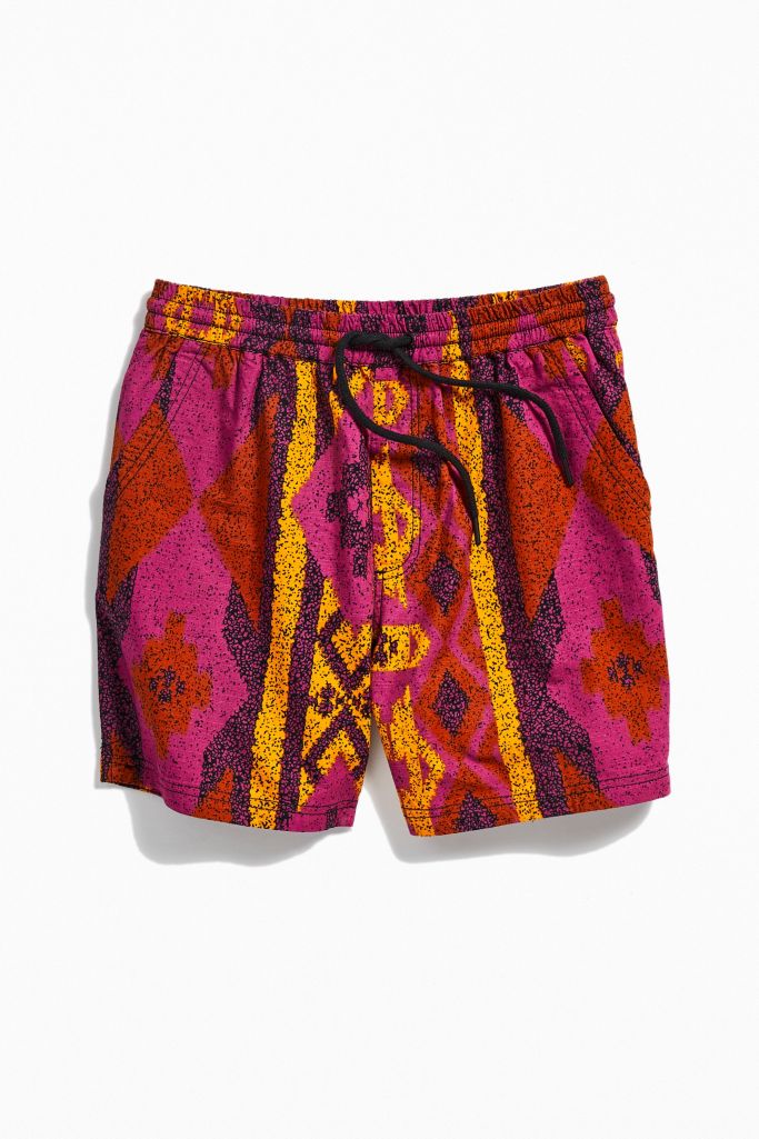 uo geo print corduroy cargo pant