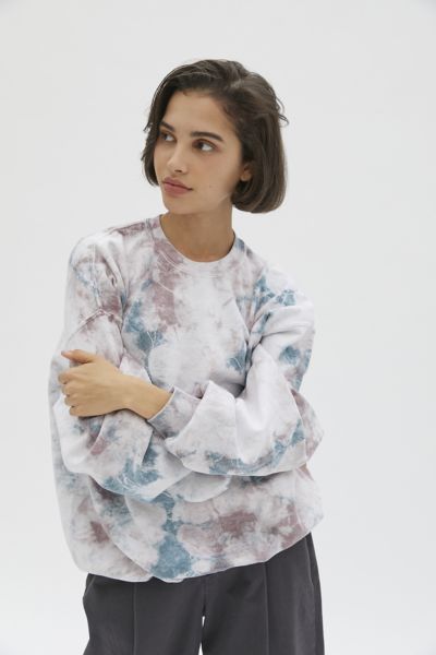 tie dye oversized sweatshirt