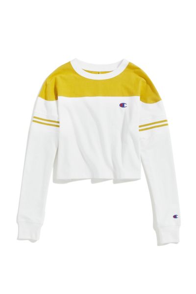 champion & uo colorblock long sleeve tee