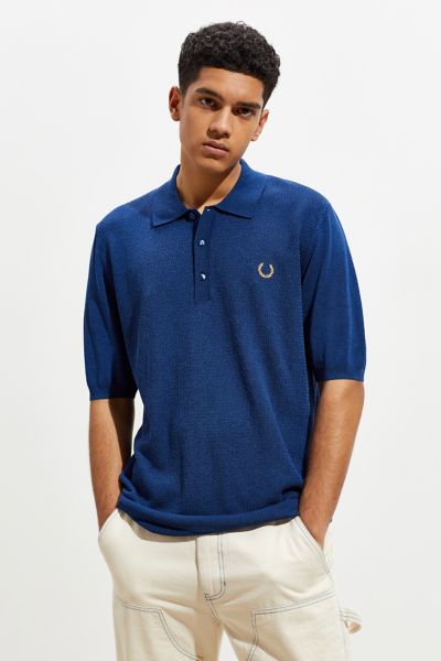 fred perry miles kane knitted shirt