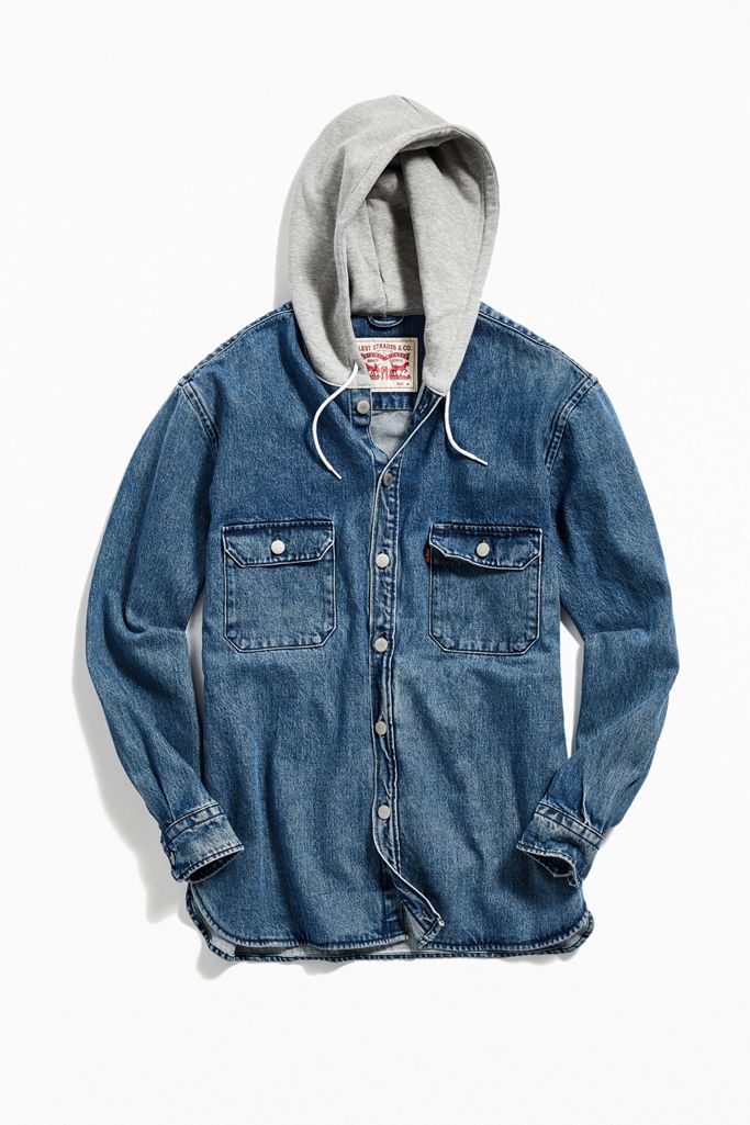 Levi’s Jackson Hooded Denim Overshirt | Urban Outfitters
