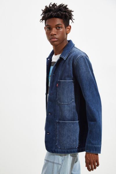 levis denim chore coat