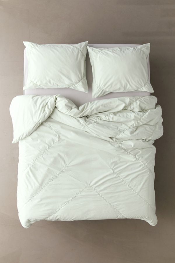 Sia Mint Knotted Duvet Cover Urban Outfitters Canada