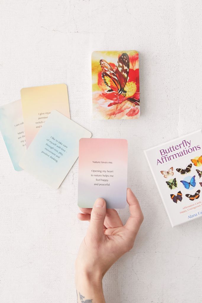 Butterfly Affirmations Card Deck | Urban Outfitters