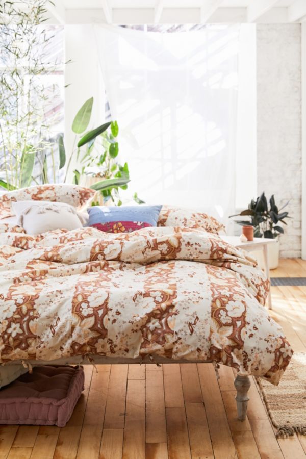 Beatrice Floral Tie Trim Duvet Cover Urban Outfitters Canada