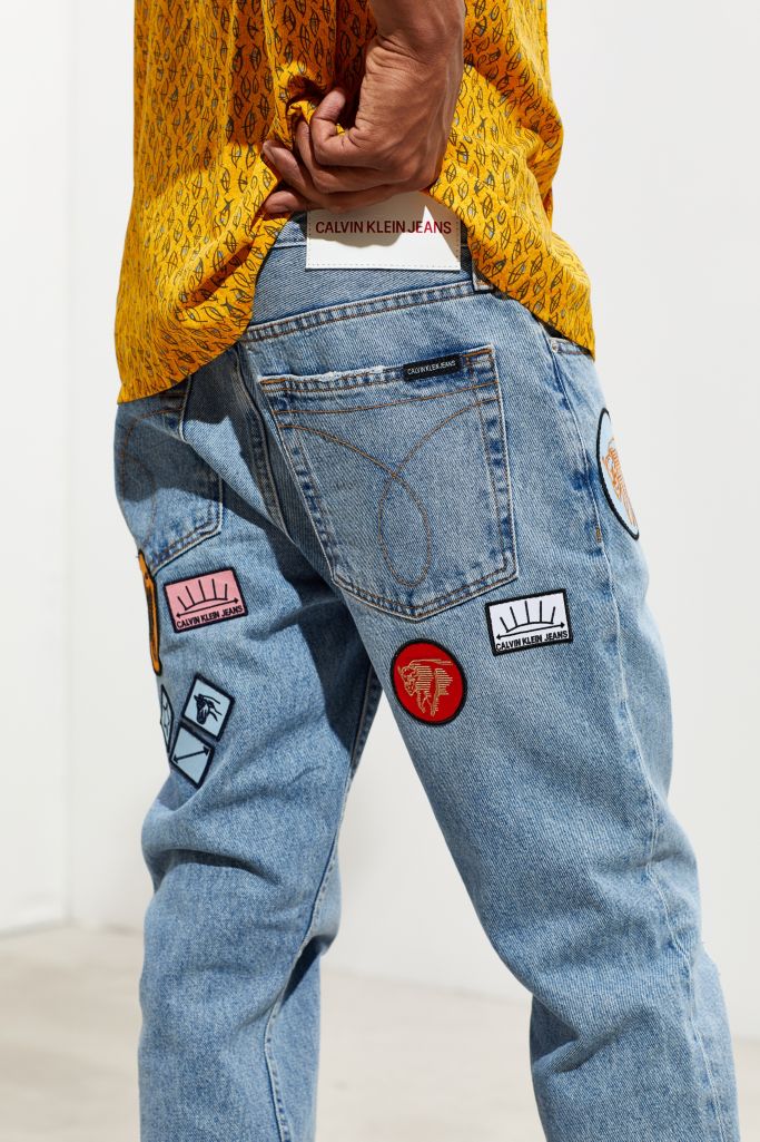 Calvin Klein Patches Slim Jean | Urban Outfitters Canada