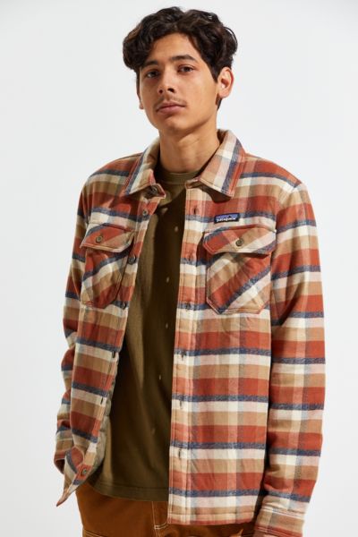 patagonia insulated fjord flannel shirt