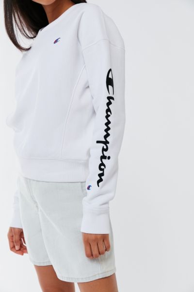 champion side script crewneck