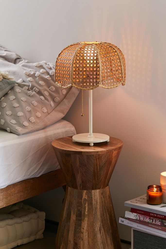 Cayla Cane Table Lamp Urban Outfitters