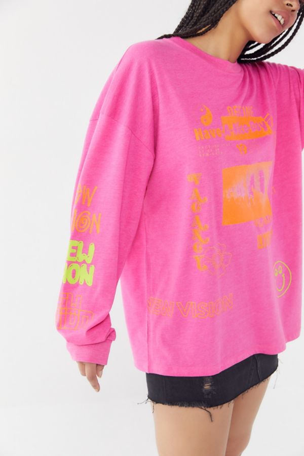 BDG New Vision Pop Art Long Sleeve Tee | Urban Outfitters