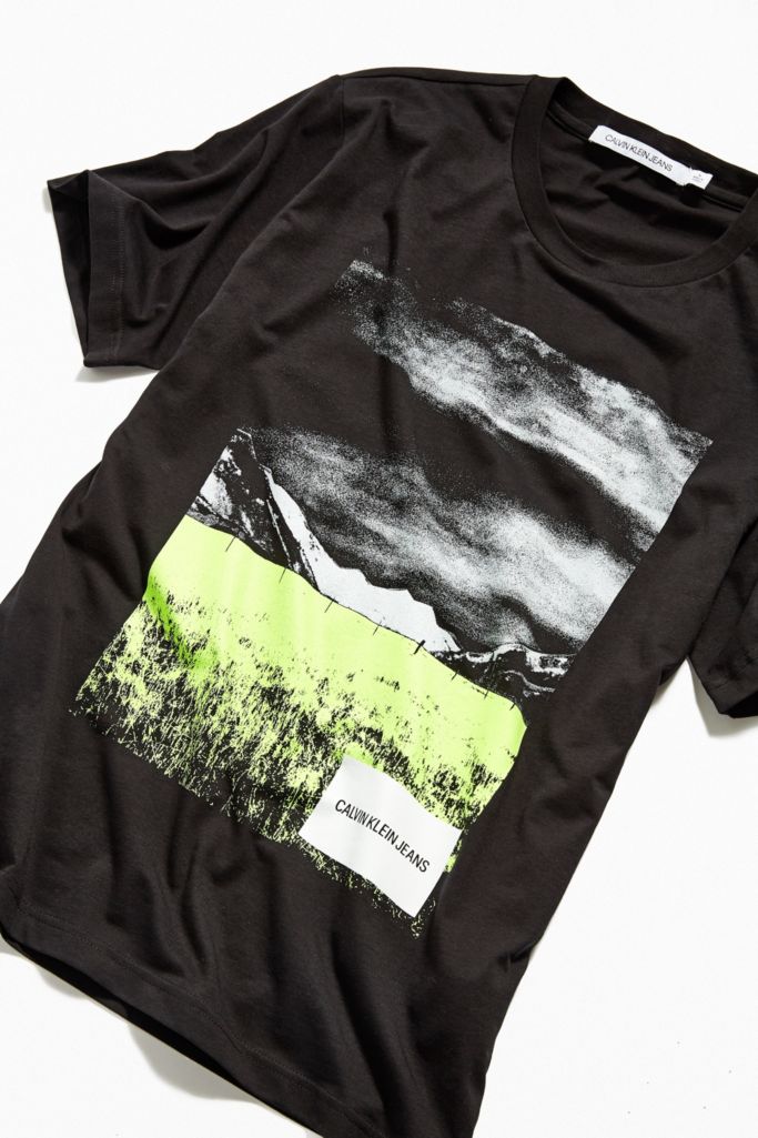 off white landscape tee