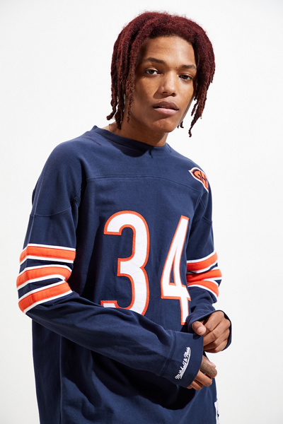 walter payton long sleeve jersey