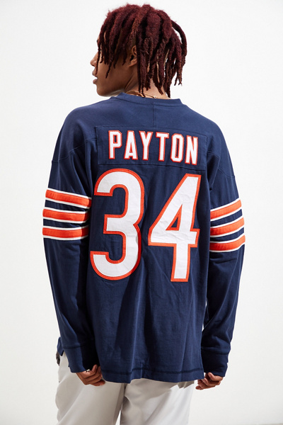 walter payton long sleeve jersey