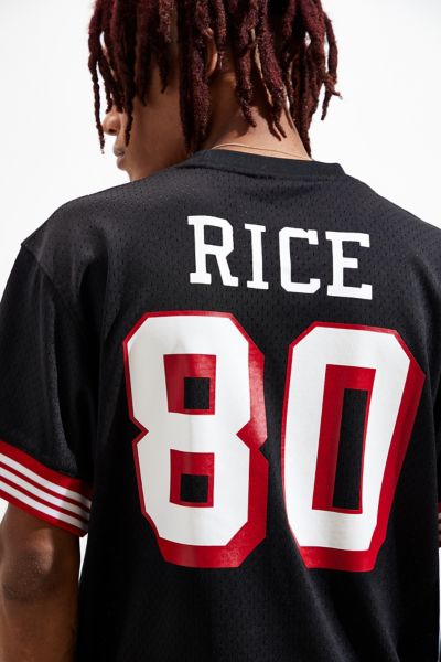 black jerry rice 49ers jersey