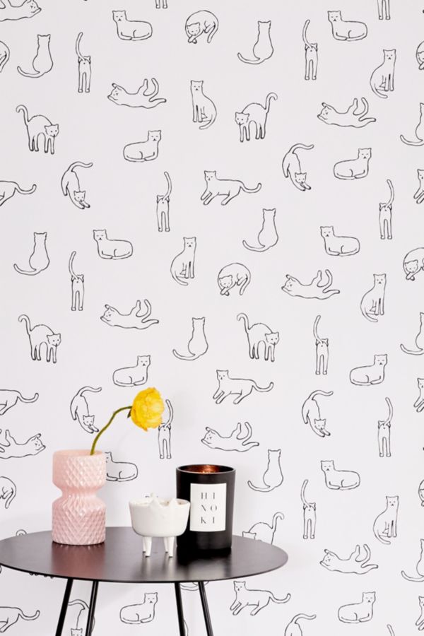 Slide View: 1: Cats Removable Wallpaper