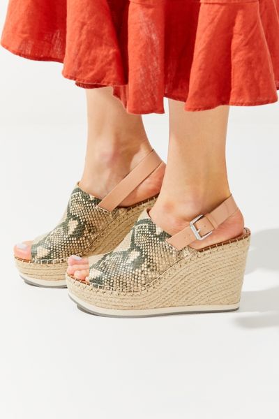 dolce vita snakeskin wedges