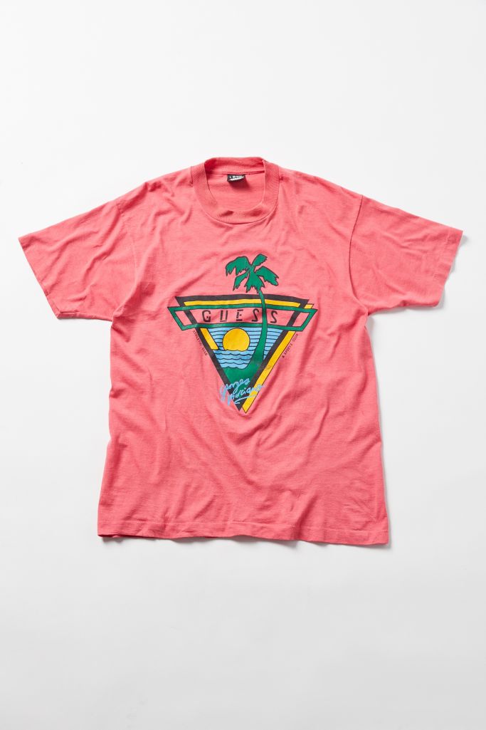 Vintage GUESS Palm Tree Tee | Urban Outfitters