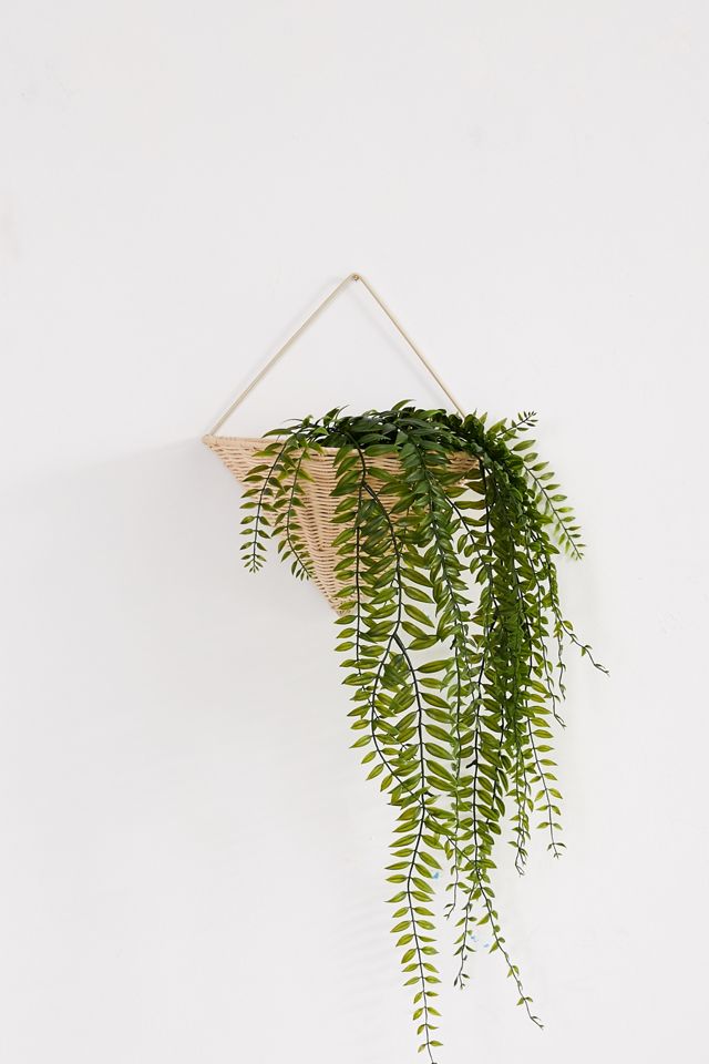Wicker Wall Planter Urban Outfitters Canada