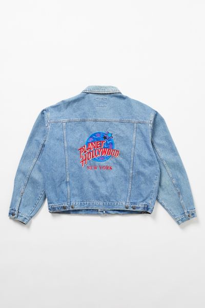 planet hollywood jean jacket