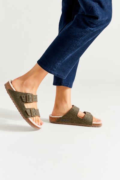 wool birkenstock sandals