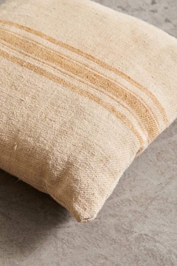 Urban Renewal Repurposed Grain Sack Pillow | Urban Outfitters
