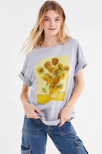 van gogh sunflowers tee