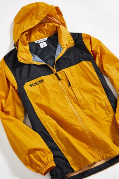 columbia yellow windbreaker