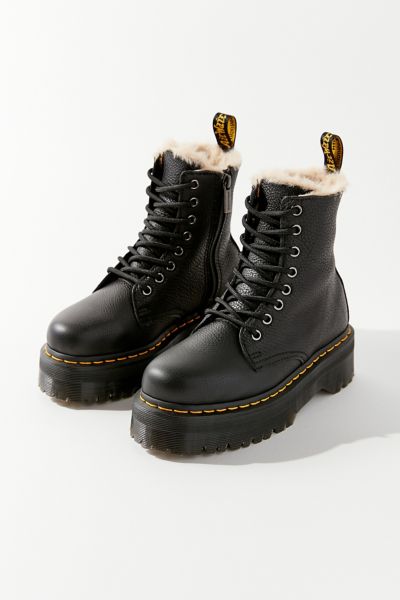 fur lined doc martens