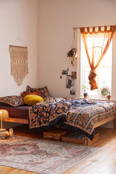 bohemian bedroom: bedding, furniture + decor | urban outfitters