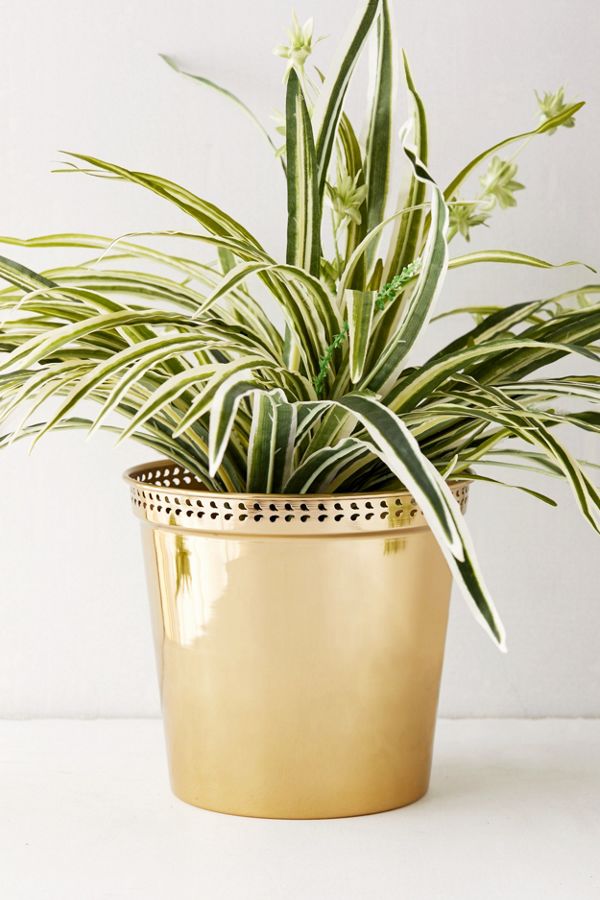 Slide View: 1: Punched Metal 10â?ť Planter