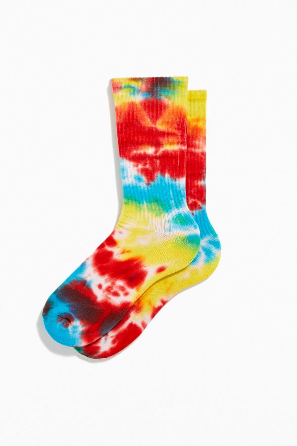 TieDye Sport Crew Sock Urban Outfitters
